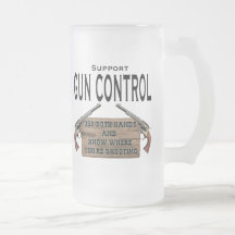 Funny Gun Contol Beer Mug