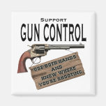 Funny Gun Control Magnet #2