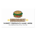 Funny Hamburger Business Card