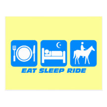 Funny horse postcard