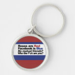 Funny internet poem key chains