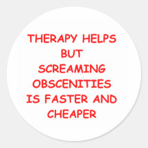 funny jokes for you round sticker