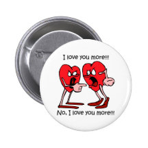 Funny love pinback button