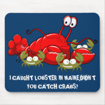 Funny Maine Mouse Pads