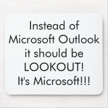 Funny Microsoft Mouse Pad