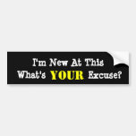 Funny New Driver Bumper Sticker