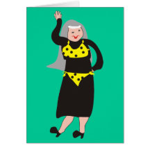 Funny Nun Cards "Bikini"