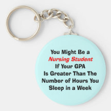 Funny Nursing Student Gifts Keychain