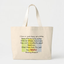 Funny Nursing Student Gifts Tote Bag