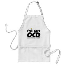 Funny OCD chicken Aprons