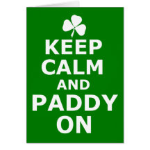 Funny paddy cards