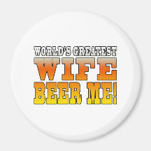 Funny Party Gifts for Wives : Worlds Greatest Wife Magnet