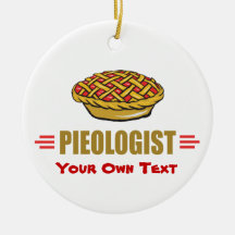 Funny Pie Baker Ornaments