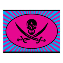 Funny Pirate Deluxe Postkarte