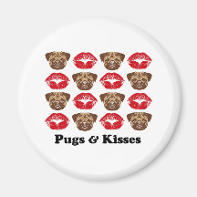 Funny Pug Magnets