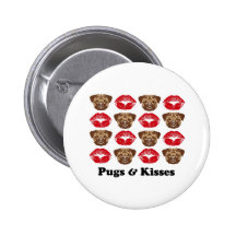 Funny Pug Pin