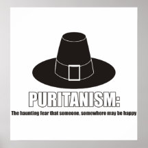 Funny - Puritanism Description Poster