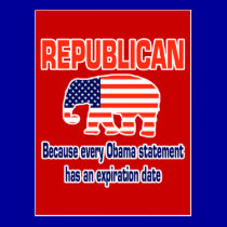 Funny Republican Obama postcards