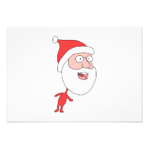 Funny Santa. Announcement