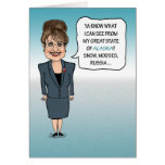 Funny Sarah Palin birthday card