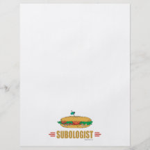 Funny Submarine Sandwich Custom Flyer