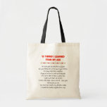 Funny Things I Learned From My Aidi Tote Bags