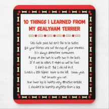 Funny Things I Learned From My Sealyham Terrier Mousemat