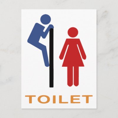 Funny Sign Toilet on Funny Toilet Sign Post Card On Zazzle Co Nz