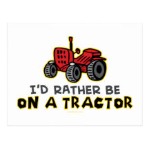 Funny Tractor Postcards