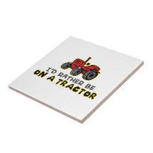 Funny Tractor Tiles