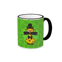 Funny Undercover Giraffe in Moustache Disguise Coffee Mugs