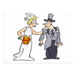 Funny Wedding Picture Postcard