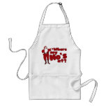Funny Where my Ho's At Santa Apron