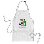 Funny wine humour saying aprons