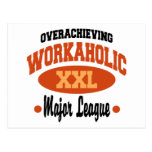 Funny Workaholic Post Card
