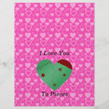 Funny zombie valentine's day gifts flyer design