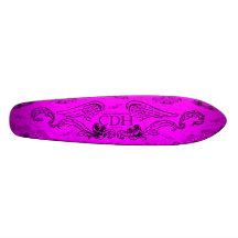 Fuschia CDH Wings Skateboard