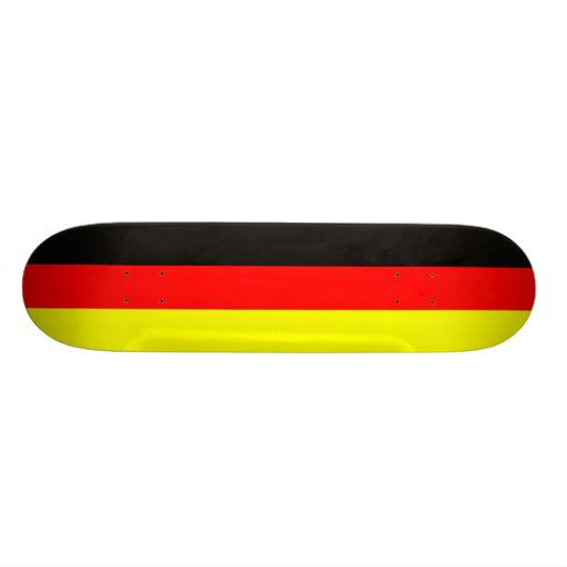 Fussball Deutschland-Flagge schwarz-rot-gold Bedruckte Skateboarddecks