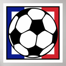 futbol. francaise square. print