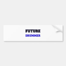 Future Drummer Bumper Sticker
