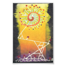 Future Explosion Tree Photographic Print