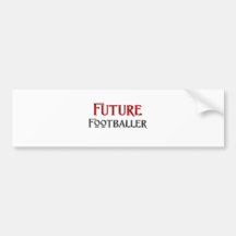 Future Footballer Bumper Sticker