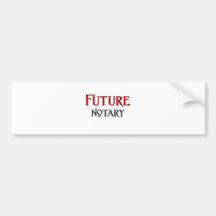 Future Notary Bumper Sticker