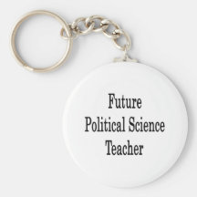Future Political Science Teacher Keychain