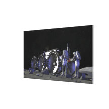 Future space exploration missions 9 canvas prints