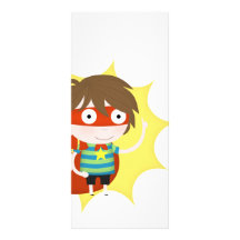 Future superhero rack card template