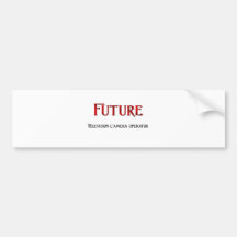 Future Television Camera Operator Bumper Stickers