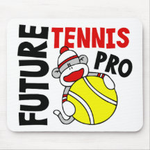 Future Tennis Pro Sock Monkey Mouse Pad