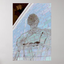 Futuristic Body Luma Man Poster