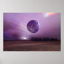 Futuristic Landscape Posters
